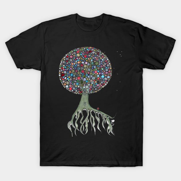 Happy Little Tree T-Shirt by jaytees